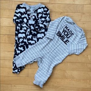 Two Carter’s One Piece Outfits